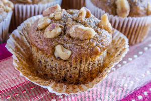 Cupcake with chia seeds