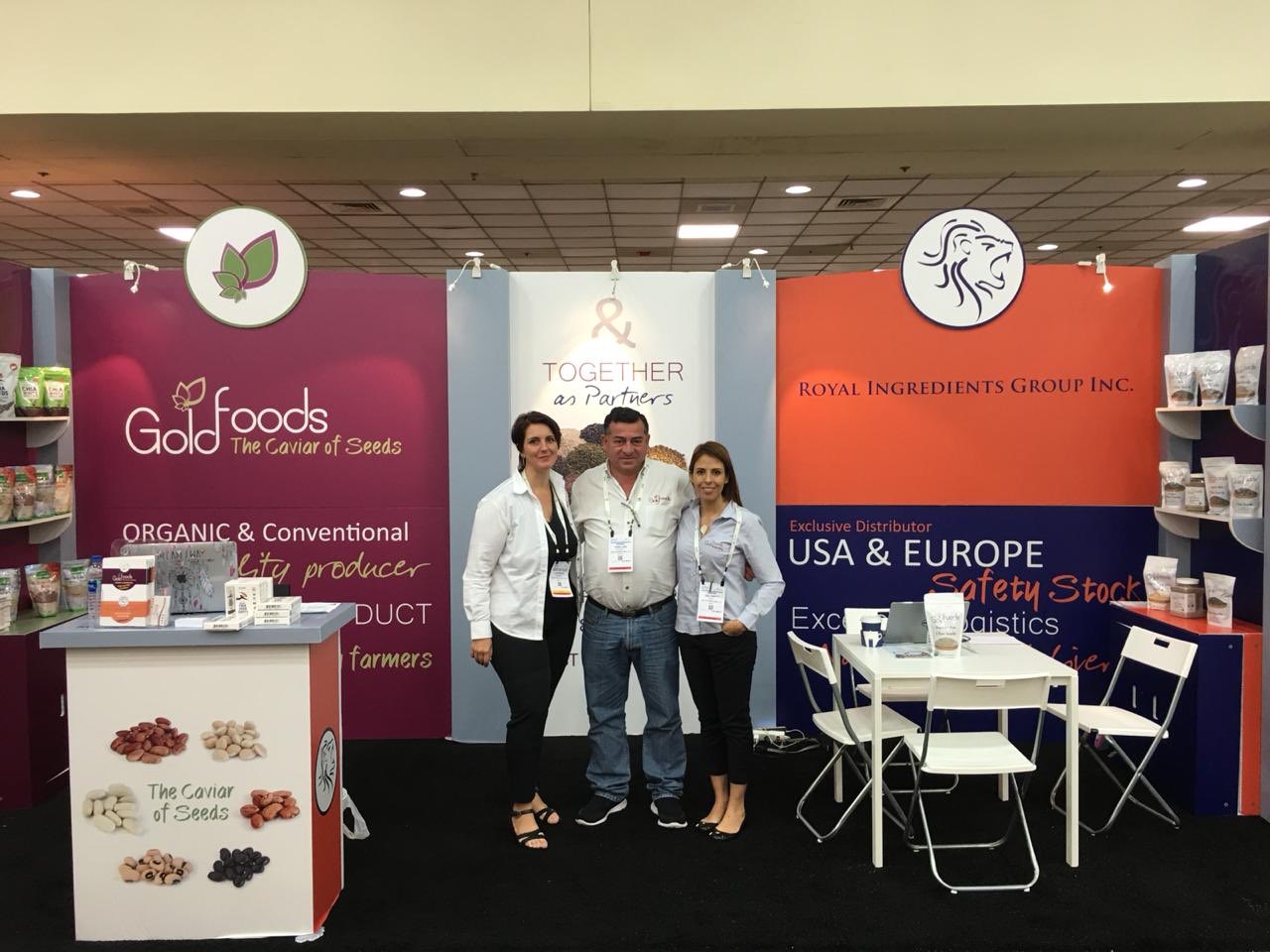 Gold Foods USA enjoyed new trends on display at Natural Products Expo East